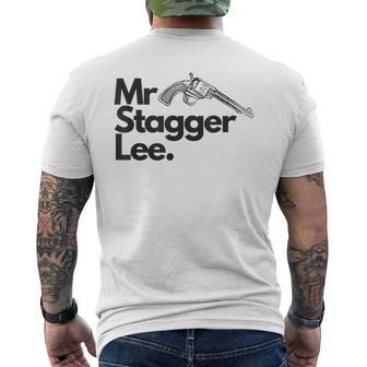Mr Stagger Lee Nick Cave Inspired Men's T-shirt Back Print - Thegiftio UK