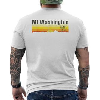 Mt Washington Nh Vintage Mt Washington Men's T-shirt Back Print - Monsterry DE