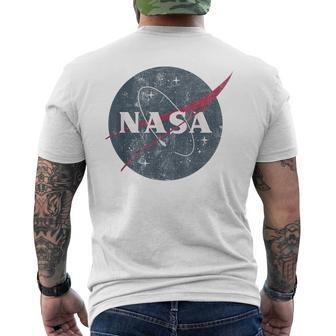 Nasa Simple Vintage Logo T-Shirt mit Rückendruck - Seseable