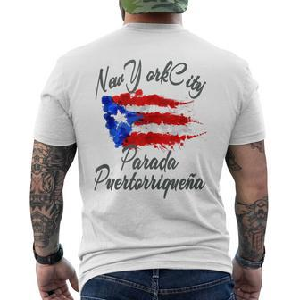 National Puerto Rican Day Parade Puerto Rico Festival Men's T-shirt Back Print - Monsterry DE