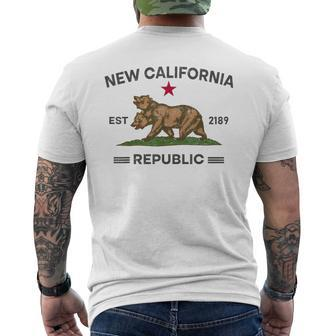 New California Republic Ncr Men's T-shirt Back Print - Seseable