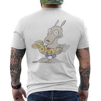 Nickelodeon Rocko's Modern Life Swim Ready Men's T-shirt Back Print - Monsterry