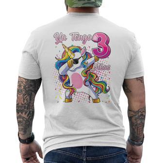 Niños 3 Años Cumpleaños Niña Unicornio Ya Tengo 3 Años Camiseta Hombre Estampado Espalda - Regaloses