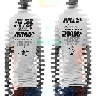 Niñosoy A Ser Hermano Mayor Anunciar Embarazo Sere Hermano Mayor Camiseta Hombre Estampado Espalda - Regaloses