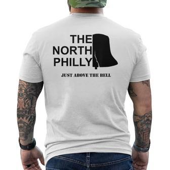 The North Philly Just Above The Bell T Men's T-shirt Back Print - Monsterry