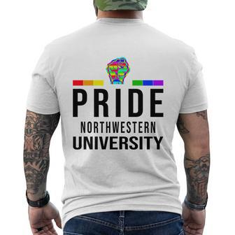 Northwestern University Lgbt Pride 2020 Mens Back Print T-shirt - Thegiftio UK