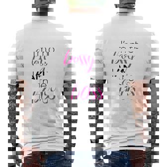 I Am Not Bossy I Am The Boss Entrepreneur Mens Back Print T-shirt - Thegiftio