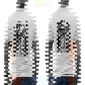 Nuyorican Flag Of Puerto Rico New York City Mens Back Print T-shirt - Thegiftio