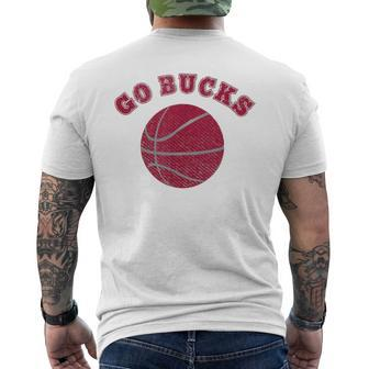 Ohio Go Bucks Basketball Men's T-shirt Back Print - Monsterry CA