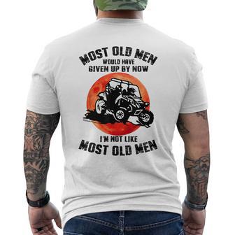 Most Old Would Have Given Up By Now Ranger Rzr Men's T-shirt Back Print - Monsterry