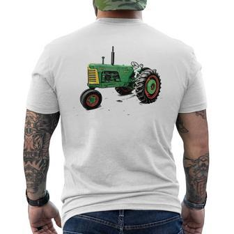 Old Oliver 88 Tractor Men's T-shirt Back Print - Seseable