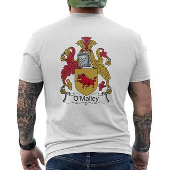 O'malley Coat Of Arms Irish Family Crests Mens Back Print T-shirt - Seseable