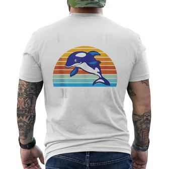 Well This Is Orcaward Orca Lover Retro Vintage Men's T-shirt Back Print - Monsterry AU