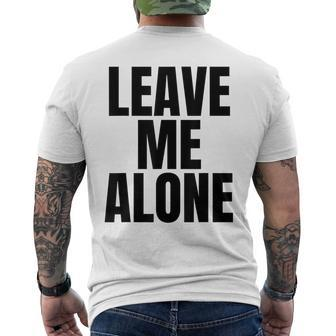 Original Leave Me Alone Kid White Men's T-shirt Back Print - Thegiftio UK
