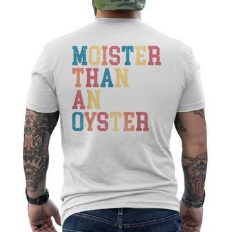Oyster Retro Vintage I'd Shuck That Oyster Seafood Men's T-shirt Back Print - Monsterry UK