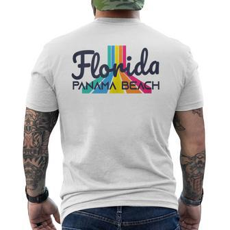 Panama Beach Fl Surf Culture Retro Panama Salt Beach Florida Men's T-shirt Back Print - Monsterry AU
