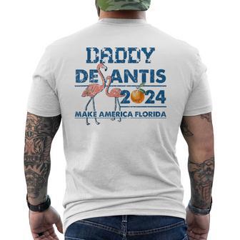 Papa 2024 Desantis Machen Amerika Florida T-Shirt mit Rückendruck - Geschenkecke