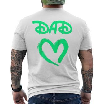 Papa Bester Dad Auf Der Welt Raglan T-Shirt mit Rückendruck - Geschenkecke