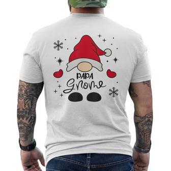 Papa Gnome Süße Weihnachten T-Shirt mit Rückendruck - Geschenkecke