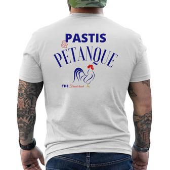 Pastis And Pétanque Humoristic Alcohol Apio Factor T-Shirt mit Rückendruck - Seseable