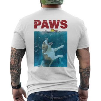 Paws Beagle Beagle Men's T-shirt Back Print - Monsterry
