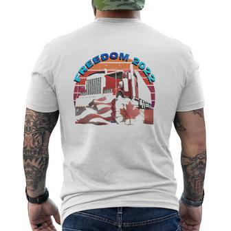 We The People Freedom 2022 Truck Drivers United Mens Back Print T-shirt | Mazezy UK