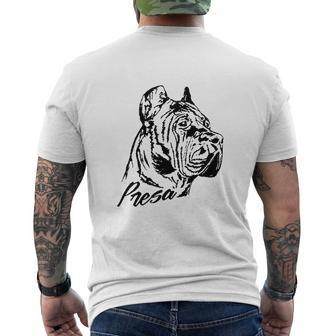 Perro De Presa Canario Dogo Canario For Dog Lovers Mens Back Print T-shirt - Seseable