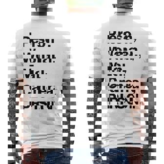 Person Woman Man Camera Prison V2 Mens Back Print T-shirt - Thegiftio