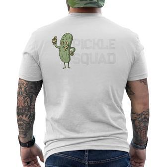 Pickle Squad Costume Apparel Pickle Lover Men's T-shirt Back Print - Monsterry UK