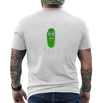 Pickle Squad Pickle Cucumber Men's T-shirt Back Print - Monsterry CA