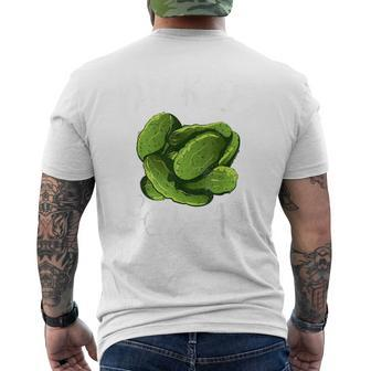 Pickle Squad Great Pickles Lover Party Men's T-shirt Back Print - Monsterry DE