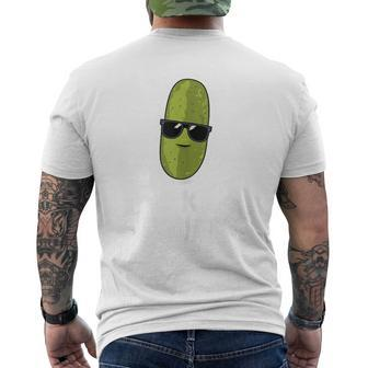 Pickle Squad Pickle Lovers Men's T-shirt Back Print - Monsterry