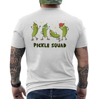 Pickle Squad Vegan Pickle Costume Pickle Squad Men's T-shirt Back Print - Monsterry DE