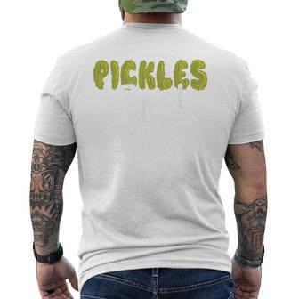 Pickles Squad Costume Pickles Lover Men's T-shirt Back Print - Monsterry CA