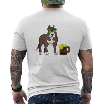 Pitbull T Shirt Irish St Patrick Day Mens Back Print T-shirt - Thegiftio UK