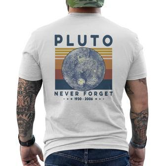 Pluto Never Forget 1930 2006 Vintage Shirt Mens Back Print T-shirt - Thegiftio UK