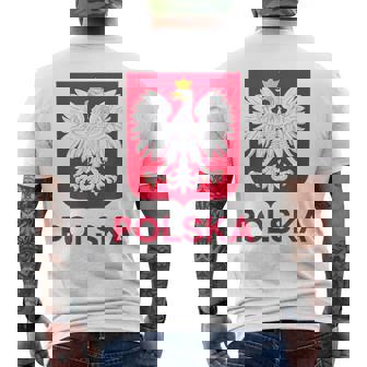 Polska Bandera De Polonia Camiseta Hombre Estampado Espalda - Regaloses