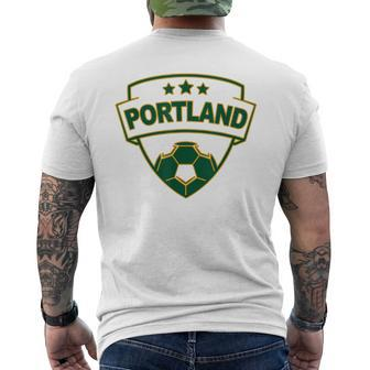 Portland Throwback Classic Men's T-shirt Back Print - Seseable