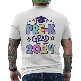 Pre-K Grad 2024 Preschool Graduation 2024 Men's T-shirt Back Print | Mazezy