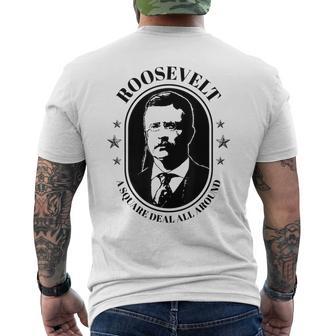 President Theodore Teddy Roosevelt Bull Moose Party Men's T-shirt Back Print - Monsterry