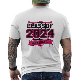Primary School Class Of 2024 Graduation Leavers Men's T-shirt Back Print - Monsterry DE