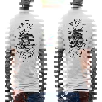 Protect Trans Youth Opossum Support Transgender Lgbt Pride Men's T-shirt Back Print - Thegiftio UK