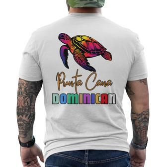 Punta Cana Dominican Republic Vacation Family Group Friends Men's T-shirt Back Print - Thegiftio UK