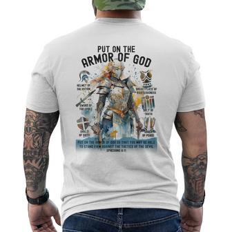 Put On The Full Armor Of God-Shield Ephesians 6 Men's T-shirt Back Print - Monsterry UK