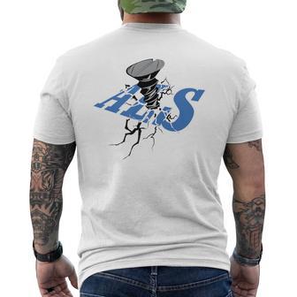 Put A Screw In Als Als Awareness Angry Lou Gering's Mnd Men's T-shirt Back Print - Monsterry