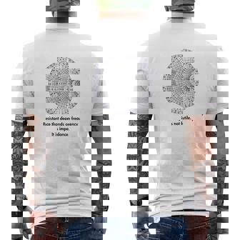 Radio Electrical Electronic Engineer Smith Chart Mens Back Print T-shirt - Thegiftio UK
