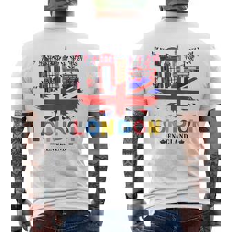 Recuerdos De Londres Idea Para Niños Y Recuerdos Británicos En Inglés Camiseta Hombre Estampado Espalda - Regaloses