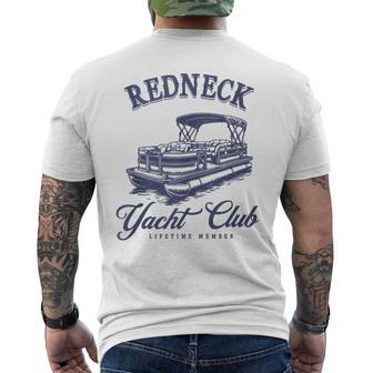 Redneck Yacht Social Club Party In Slow Motion Men's T-shirt Back Print - Monsterry