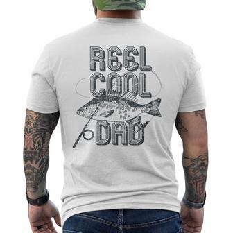 Reel Cool Dad Fishing Fathers Day For Fisherman Men's T-shirt Back Print - Seseable