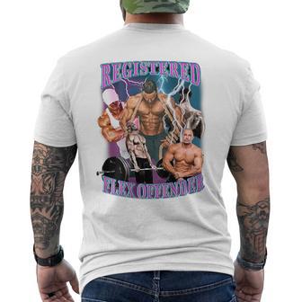 Registered Flex Offender T-Shirt mit Rückendruck - Seseable